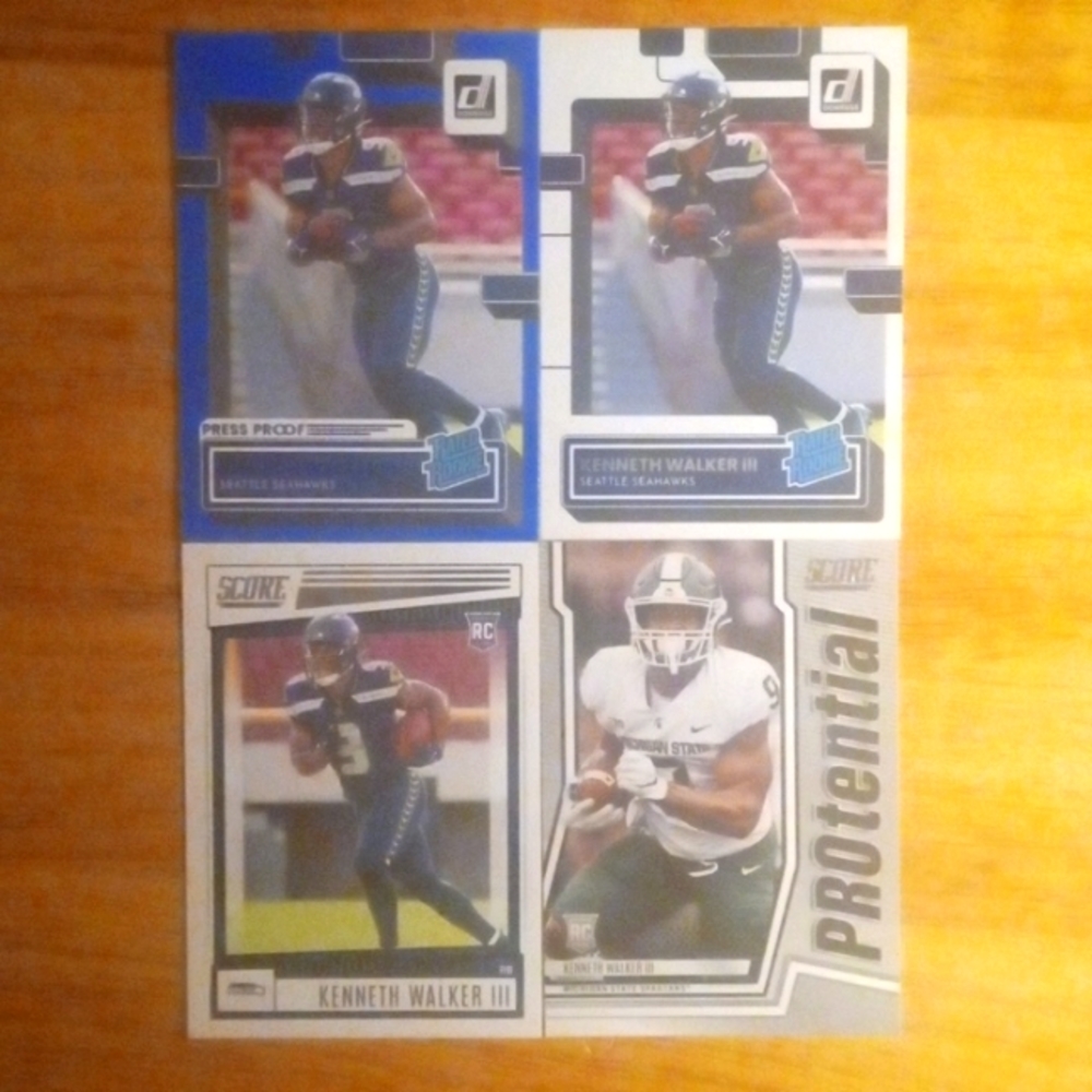 Kenneth Walker lll rookie cards